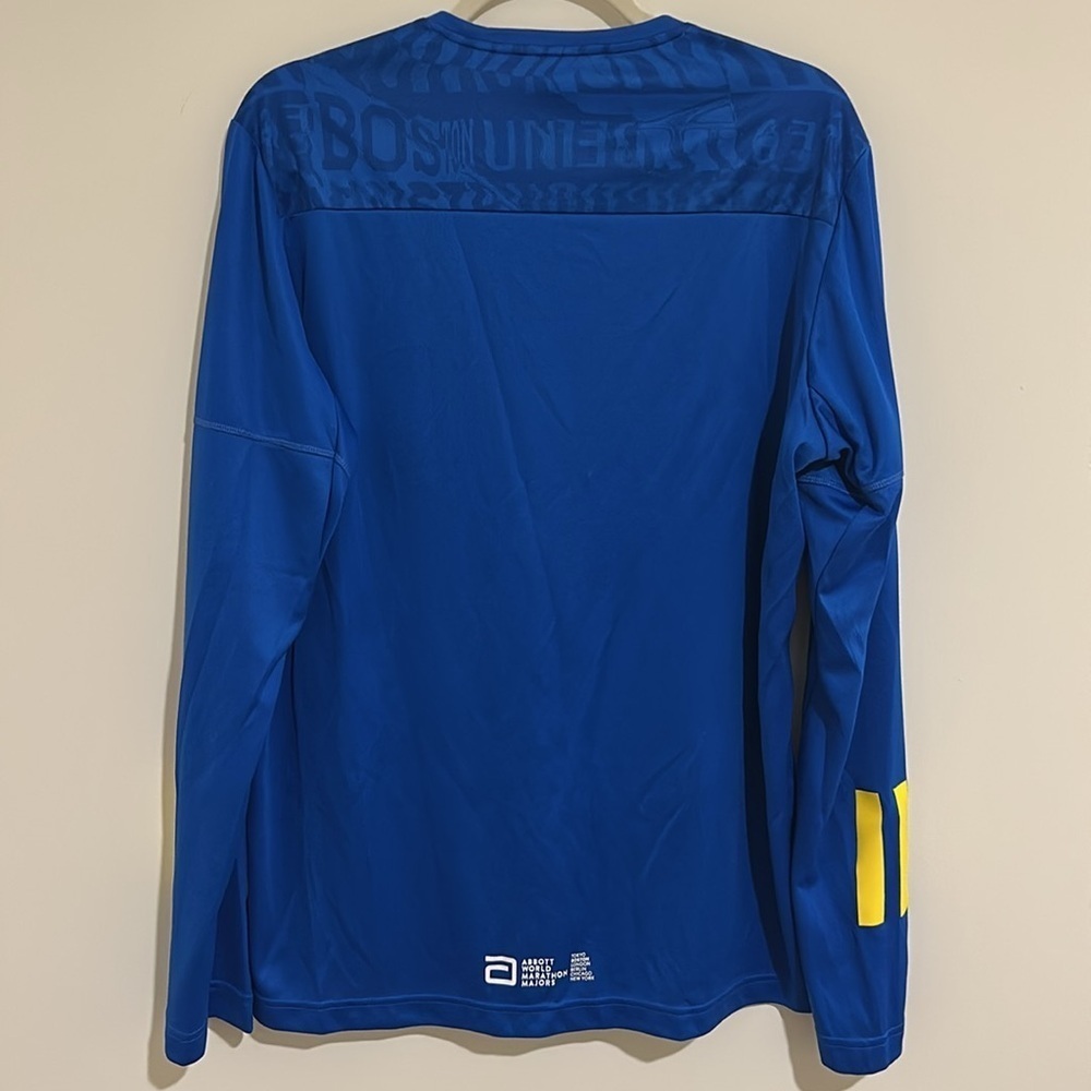 Adidas Boston Marathon Long Sleeve Jersey Shirt - Picture 5 of 5